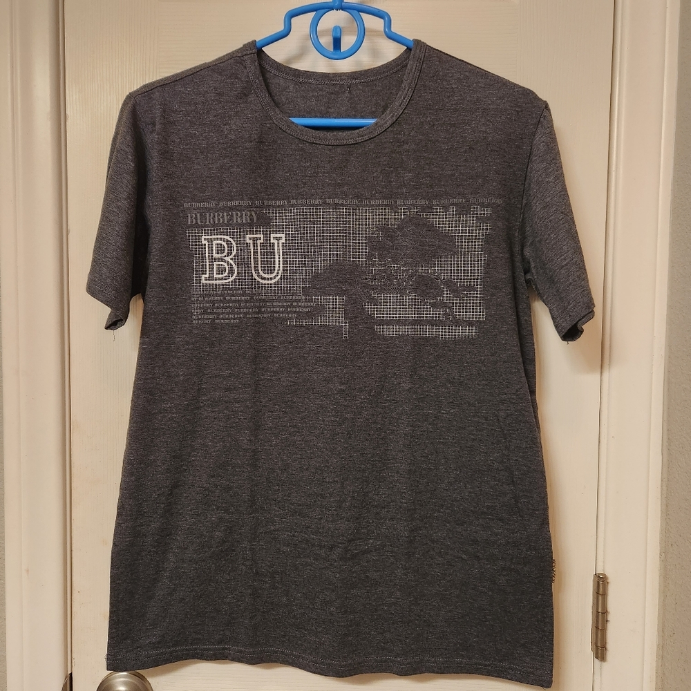 Burberry Gray Short Sleeve Tee